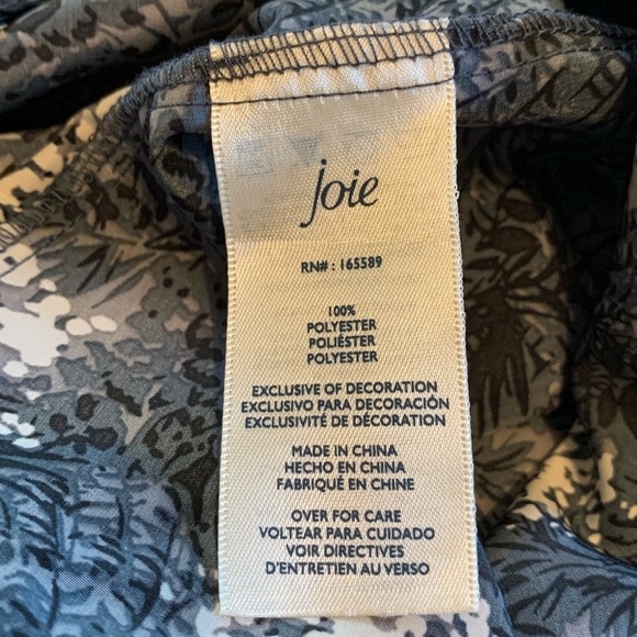 Joie Sleeveless Floral hydrangea top - Picture 8 of 16